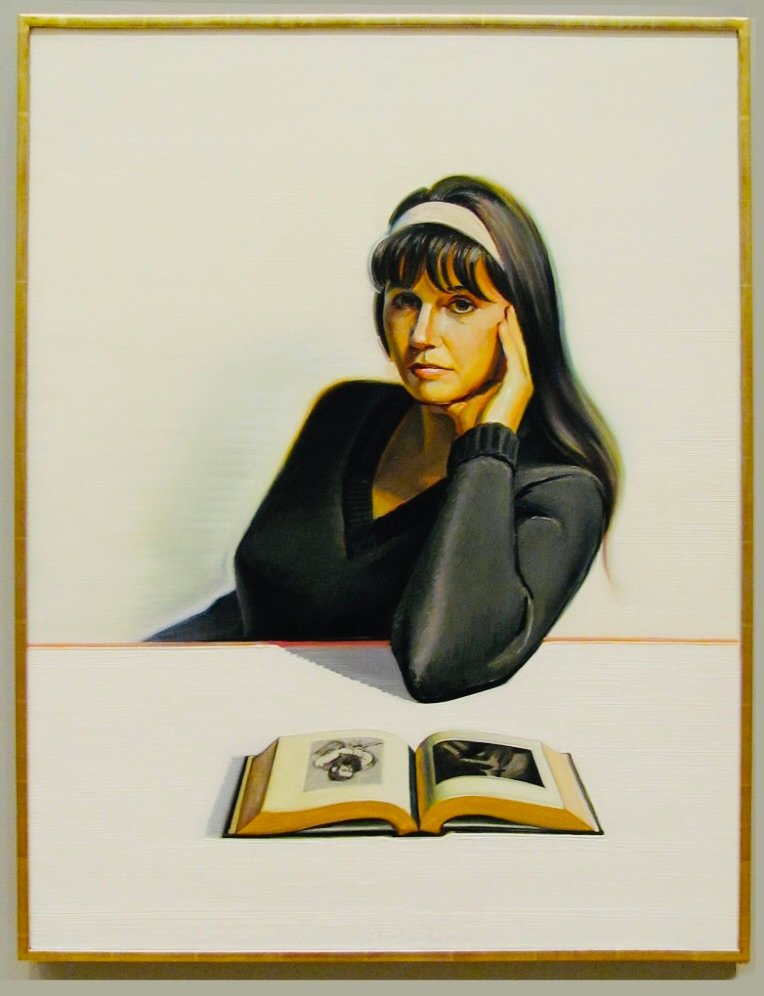 Wayne Thiebaud, Betty Jean and Book, 1969. Oil on canvas (1920-2021) Crocker Art Museum, Sacramento